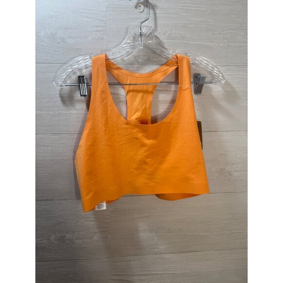 Patagonia Orange Nulu‎ Fabric High-Neck Energy Bra Tank Top Size 4 - Picture 5 of 8